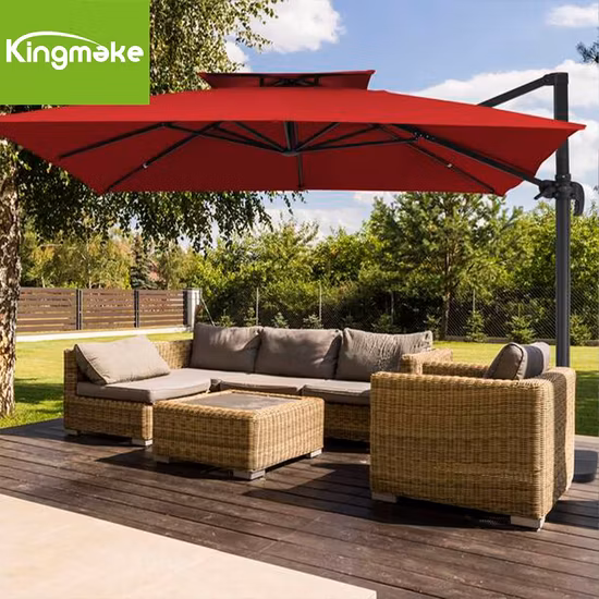 6&prime; Tilt PVC Coated Umbrella Beach Poolside Parasol Patio Umbrella