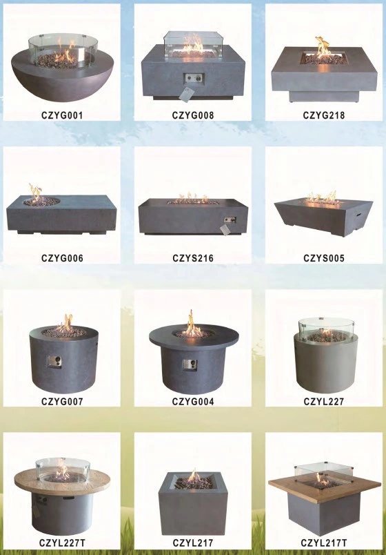 Outdoor Garden Gas Fire Pits Bowl